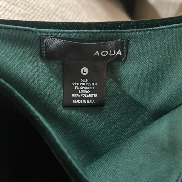 AQUA emerald dress - Picture 3 of 4